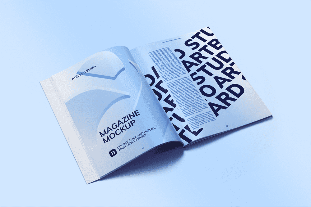 Behance is the world's largest creative network for showcasing and discovering creative work. Open Magazine Mockup Scene