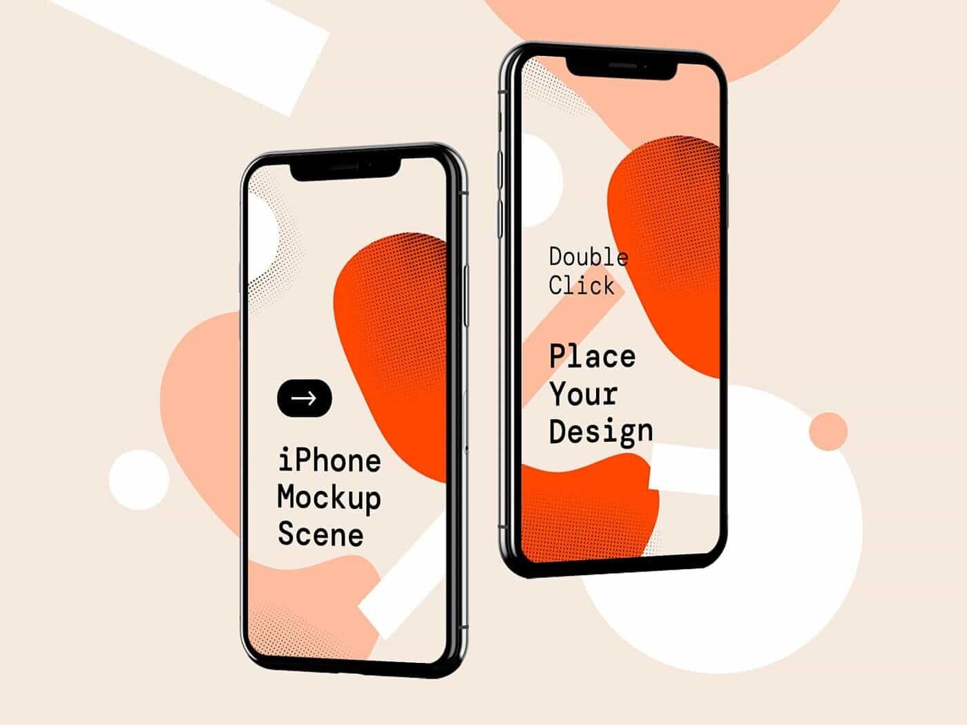 Make your image look professional with this . Free Iphone X Mockup Template