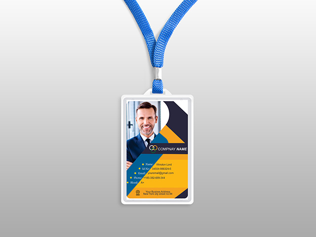 They promote worker accountability, reinforce your brand and are especially helpful for customer service purposes. Id Card Design Free Vector Templates Psd Cdr File Download