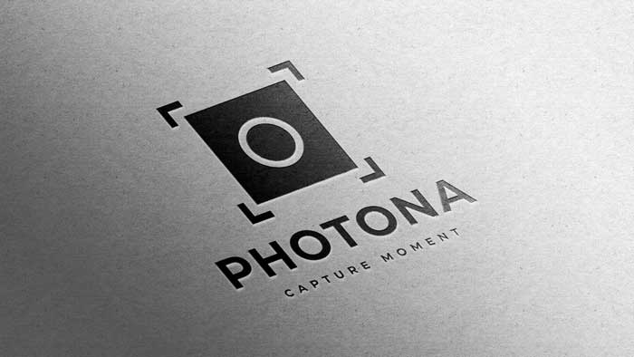 Mockup to give a boost to your designer life. Photography Design White Paper Logo Mockup