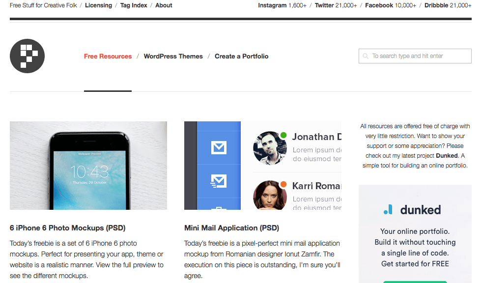 In this resource you will find 10 sizes so you can check how your icon will look like. 10 Amazing Sites To Get Free Mockup Templates For Designers By Vincent Xia Medium