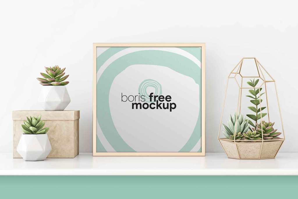 32+ Download Square Poster Frame Mockup&nbsp;Psd