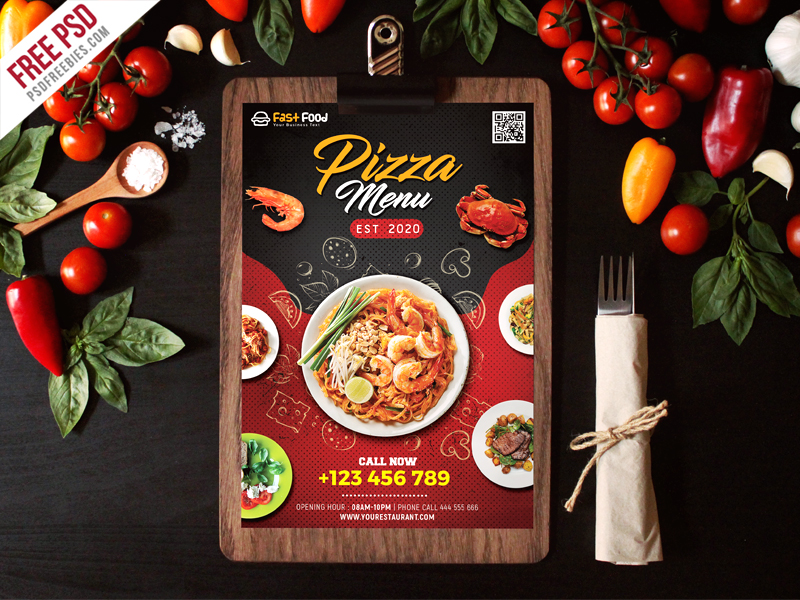 14+ Download Food Menu Mockup Psd&nbsp;Free