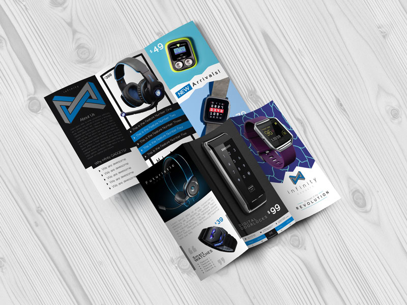 46+ Download 3 Fold Brochure Mockup Psd&nbsp;Free