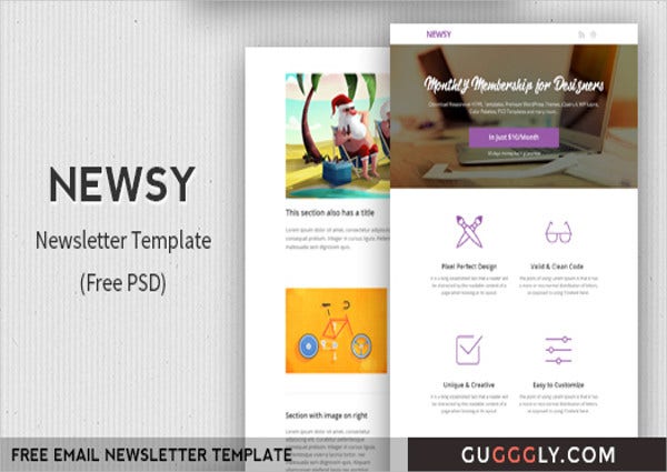 20+ Download Digital Newsletter Mockup&nbsp;Psd