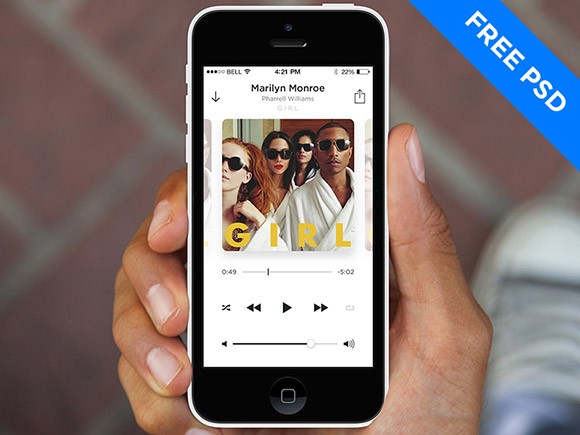 16+ Download Music App Mockup Free&nbsp;Psd