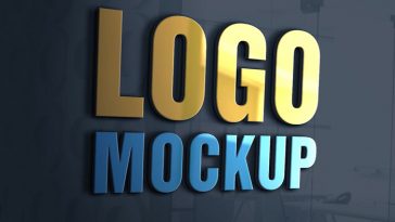 45+ Download Website Logo Mockup Psd&nbsp;Free