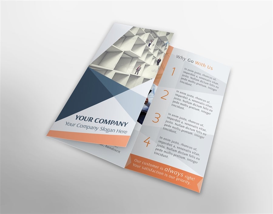 16+ Download A4 Trifold Brochure Mockup Free&nbsp;Psd