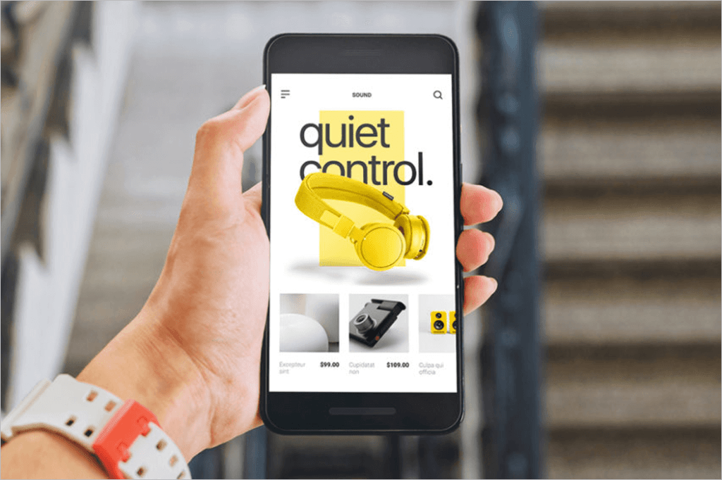 43+ Download Mobile App Mockup Template Free&nbsp;Psd