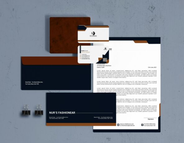 Modern branding identity mockup within a modern set that includes a small notebook, 2 business cards, 2 pencils, and 2 a4 papers. 100 Free High Quality Identity Branding Stationery Mockups For 2021 365 Web Resources