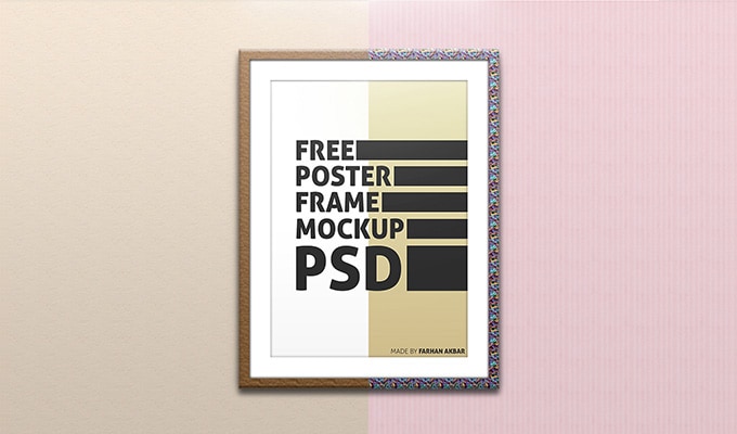 35+ Download Poster Frame Mockup Free&nbsp;Psd