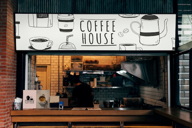 20+ Download Coffee Shop Mockup Free&nbsp;Psd