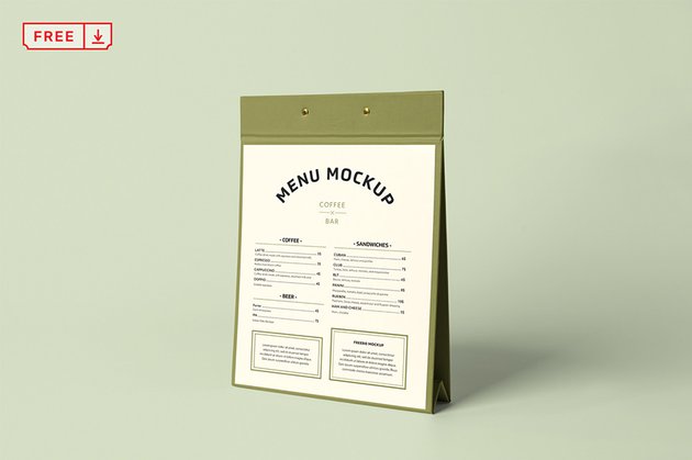 27+ Download Restaurant Menu Mockup&nbsp;Psd