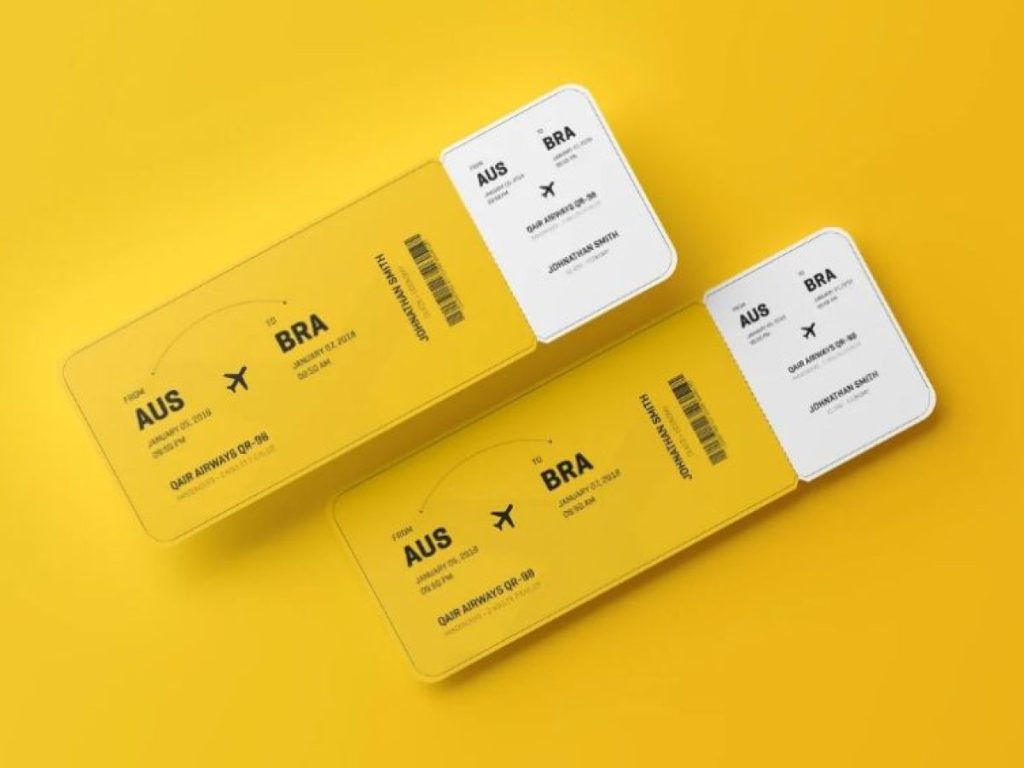 15+ Download Ticket Mockup Free&nbsp;Psd