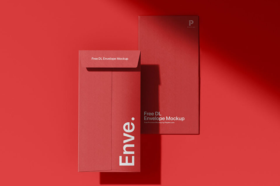 18+ Download A4 Envelope Mockup Free&nbsp;Psd