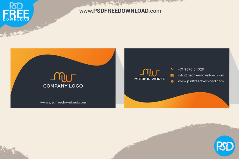 31+ Download Business Card Design Mockup Psd&nbsp;Free