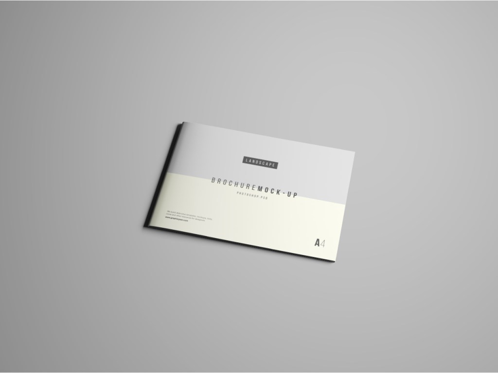 18+ Download Landscape Brochure Mockup Psd&nbsp;Free