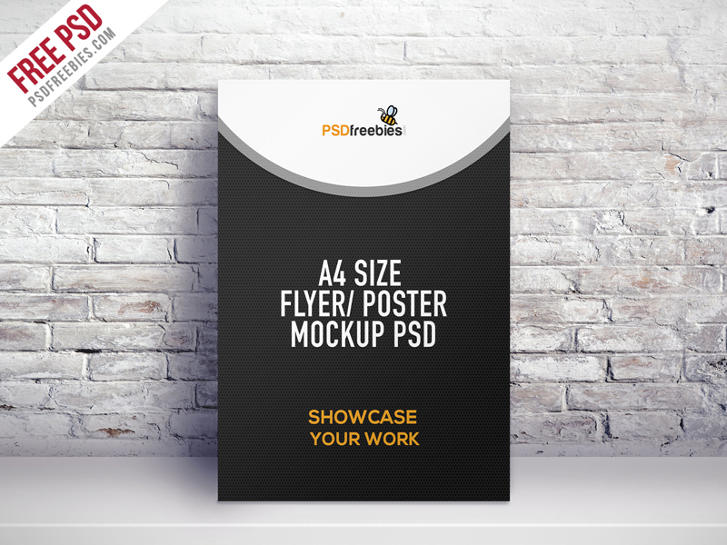 22+ Download A4 Flyer Mockup Free&nbsp;Psd