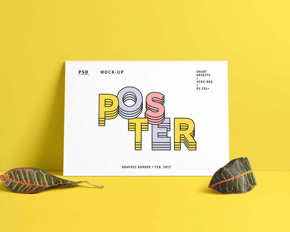 44+ Download Landscape Poster Frame Mockup&nbsp;Psd