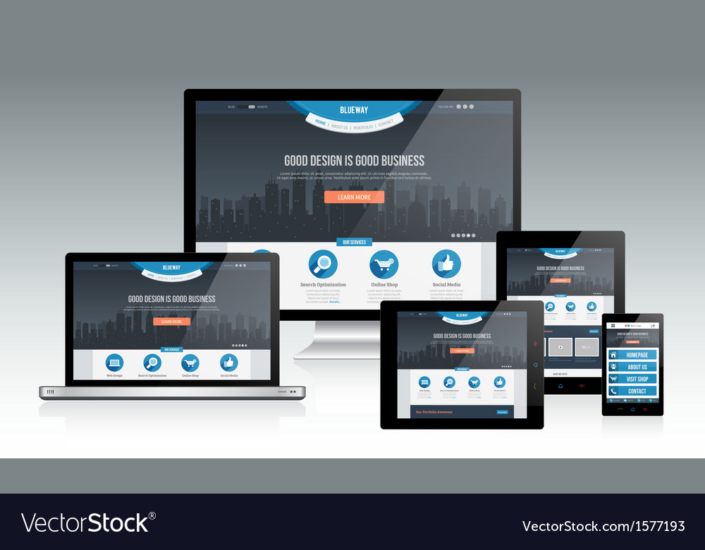 42+ Download Responsive Web Mockup Free&nbsp;Psd