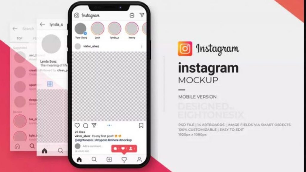 24+ Download Instagram Phone Mockup Psd&nbsp;Free